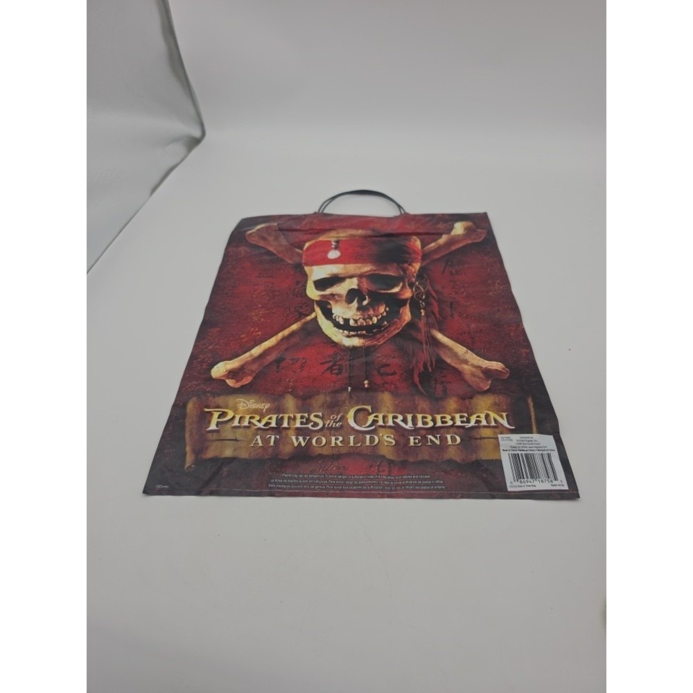 Pirates of the Caribbean at worlds end  halloween plastic trick or treat bag